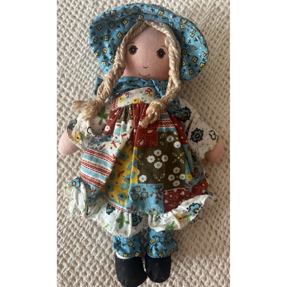 The Original Holly Hobbie 9" Ragdoll Knickerbocker 1970's Vintage Collectible